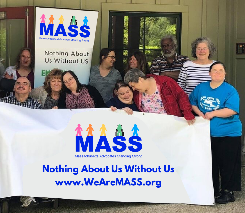 Image of members of Massachusetts Advocates Standing Strong.
